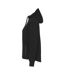 Womens/ladies Anzac Full Zip Hoodie Black Dad-3