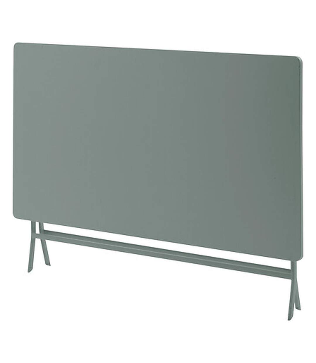 Table de jardin pliante rectangulaire 6 places GREENSBORO - Vert olive-4