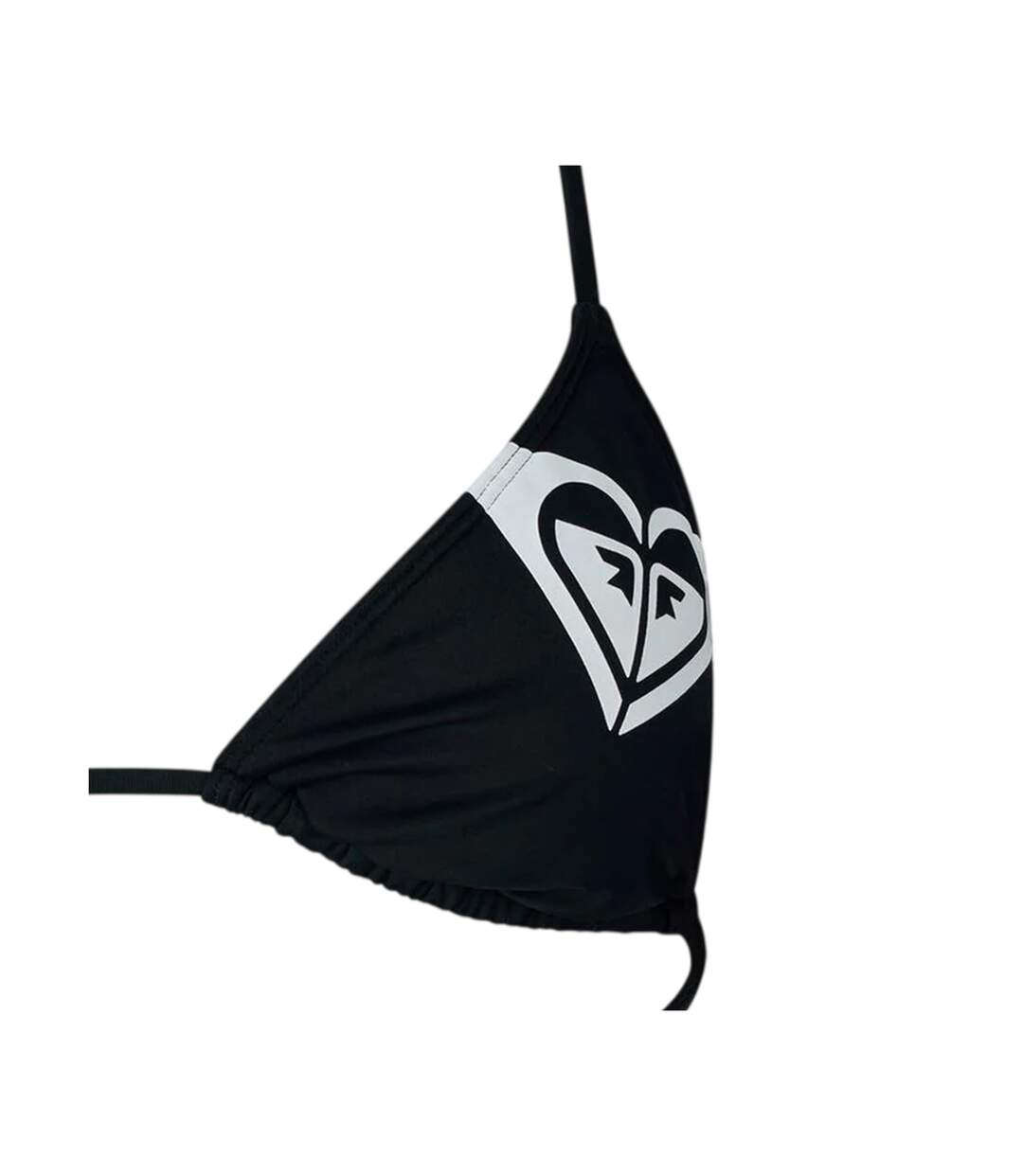 Womens/ladies Triangle Cups Bikini Top Black Roxy-3