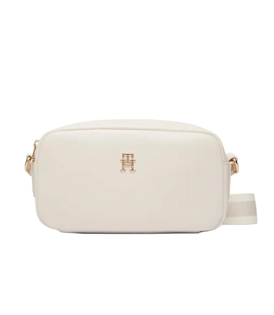 Sac à bandoulière beige femme tommy hilfiger essential camera-1