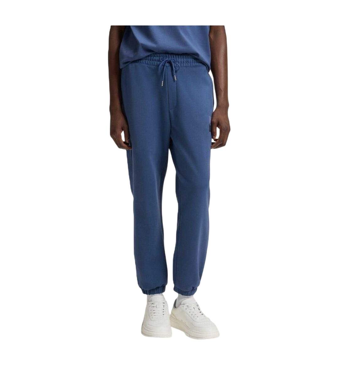 Mens Dusplitan Logo Joggers Medium Blue Hugo-1