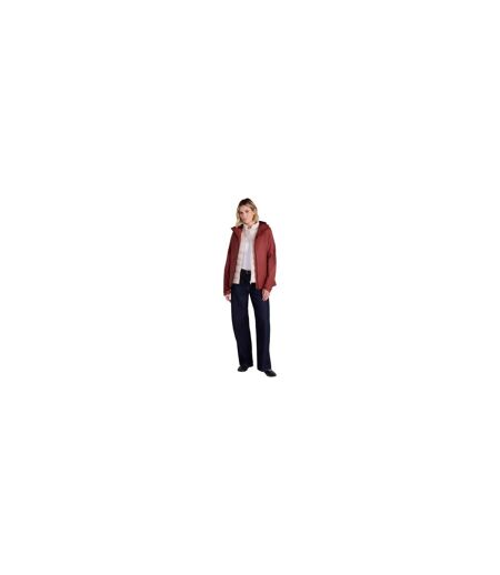 Womens/ladies Swerve Lightweight Waterproof Jacket Rust Animal
