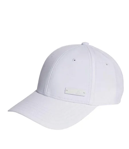 Mens Metal Badge Baseball Cap White Adidas