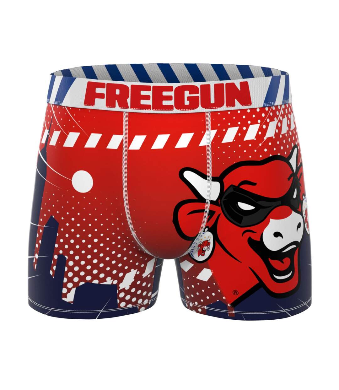 Lot de 3 boxers homme La vache qui rit Freegun-4