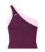 Robe Courte 1 Épaule Avatar Femme Violet Head-3