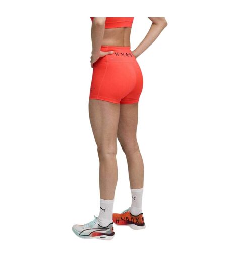Womens/ladies Hyrox Performance Shorts Glowing Red Puma