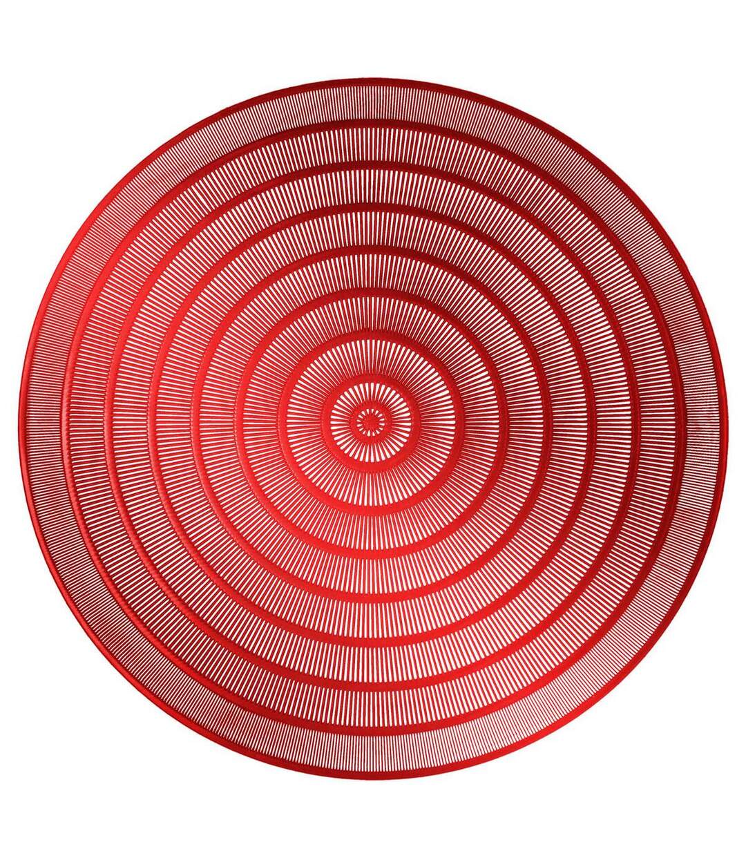 Set de Table Rond Ajouré Oriental 40cm Rouge-1