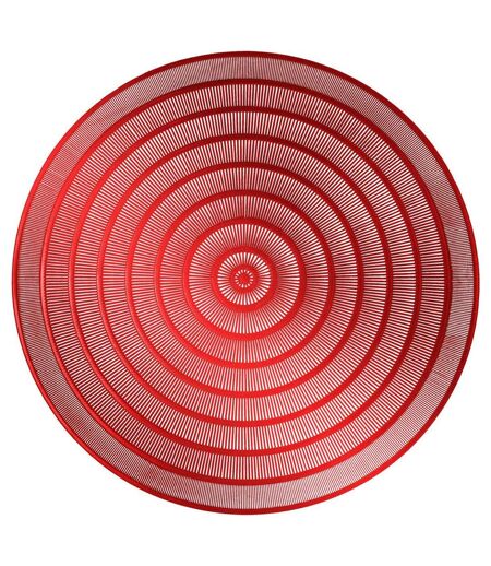 Set de Table Rond Ajouré Oriental 40cm Rouge