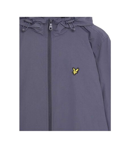 Veste Unie À Capuche Homme Gris Lyle & Scott