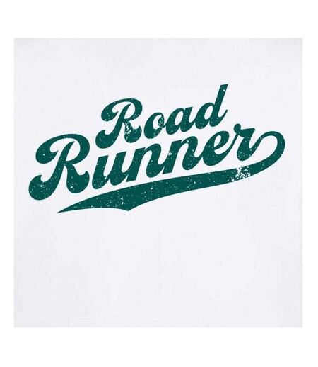 Unisex Adult Road Runner T-shirt White AWD