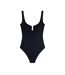 Maillot De Bain 1 Pièce Motif/style Imprimé Animal Femme Beige Noir Chelsea Peers-3