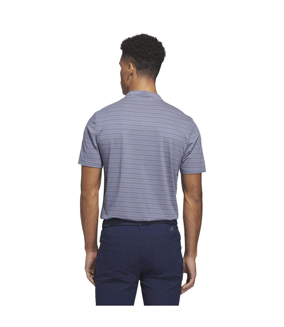 Mens Ultimate365 Sport Polo Shirt Navy White Adidas-3