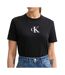 T-Shirt noir femme calvin klein jeans lv047e804g-1