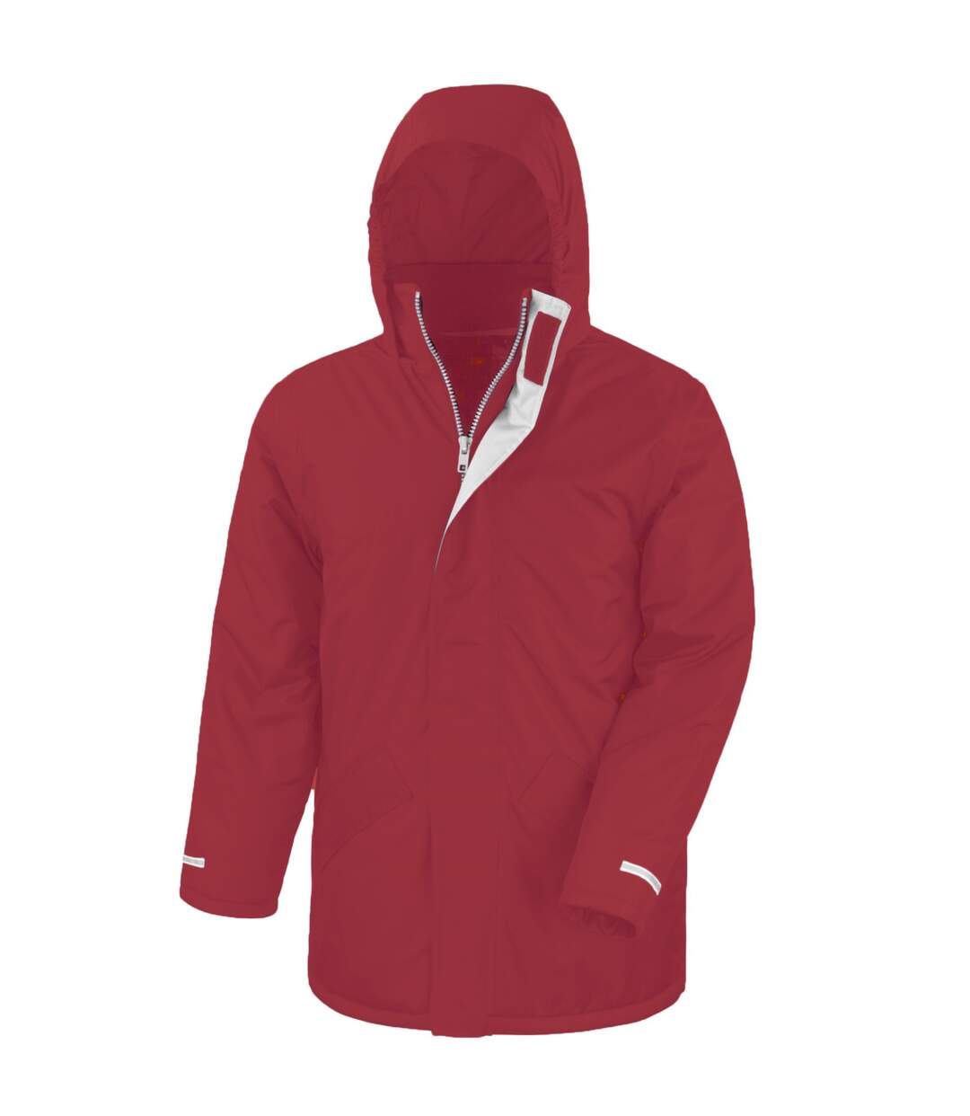 Result Mens Core Winter Parka Waterproof Windproof Jacket (Burgundy) - UTBC901