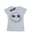 Disney T-shirt en coton Womens/Ladies Nightmare Before Christmas Jack's Big Face (Gris sportif) - UTBI35527-1