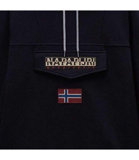 Sweat À Capuche Burgee Homme Noir Napapijri