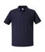 Mens Authentic Eco Polo Shirt French Navy Russell-1