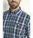 Chemise carreaux manches courtes polycoton-4