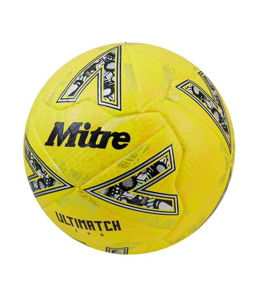 Ballon de foot ultimatch evo taille 5 jaune Mitre-2