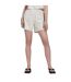 Short De Jogging Motif/style Logo Femme Blanc Adidas-3