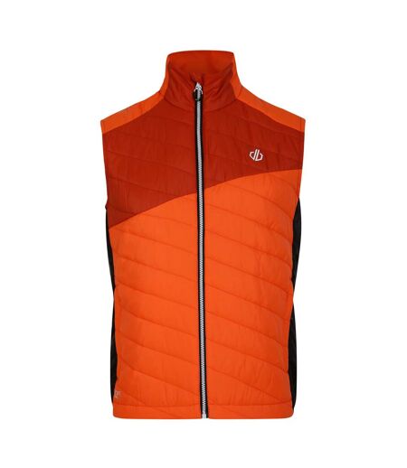 Mens Touring Quilted Lightweight Gilet Puffins Orange Rooibos Tea Dare 2B