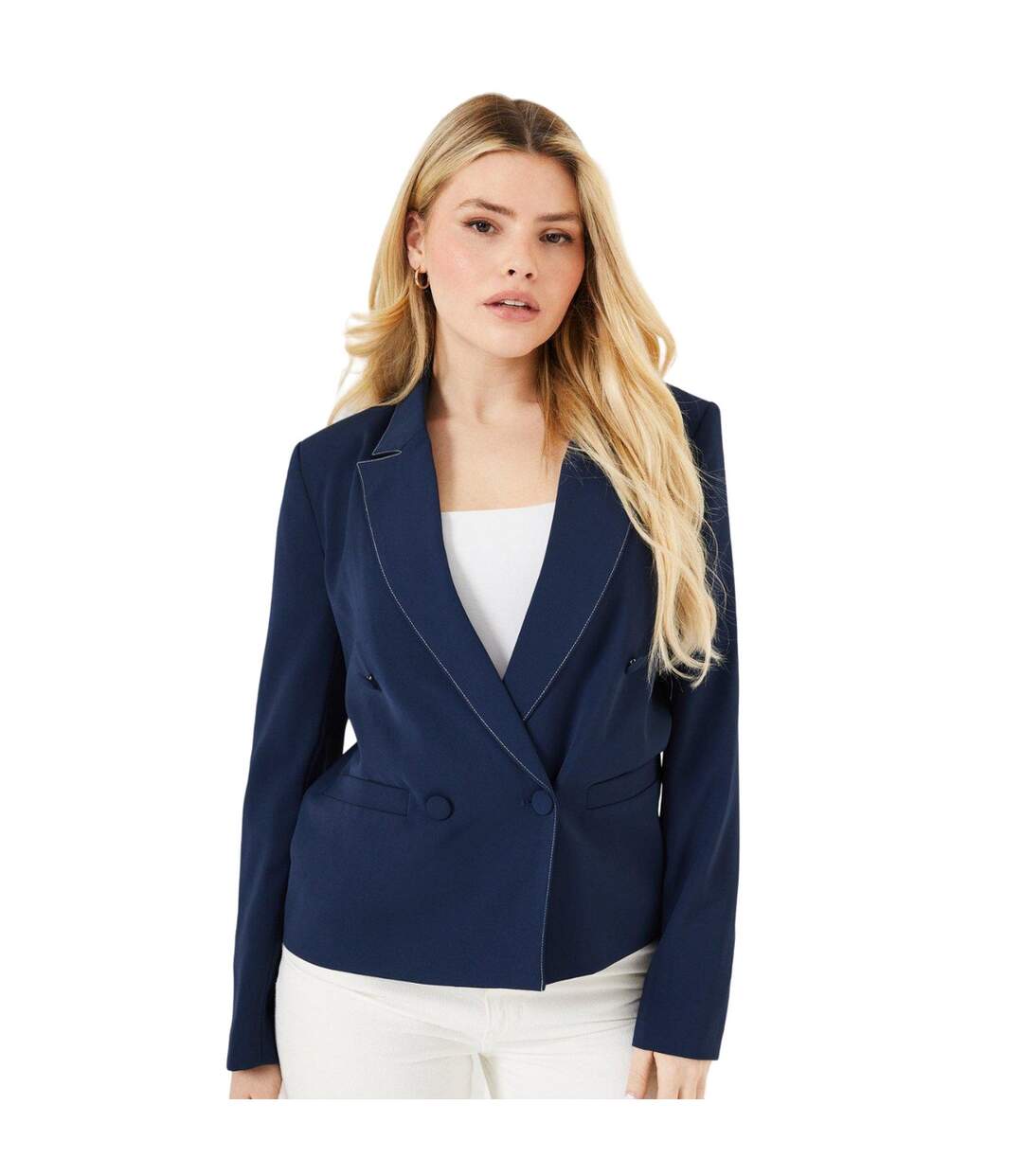 Blazer femme bleu marine Dorothy Perkins-1