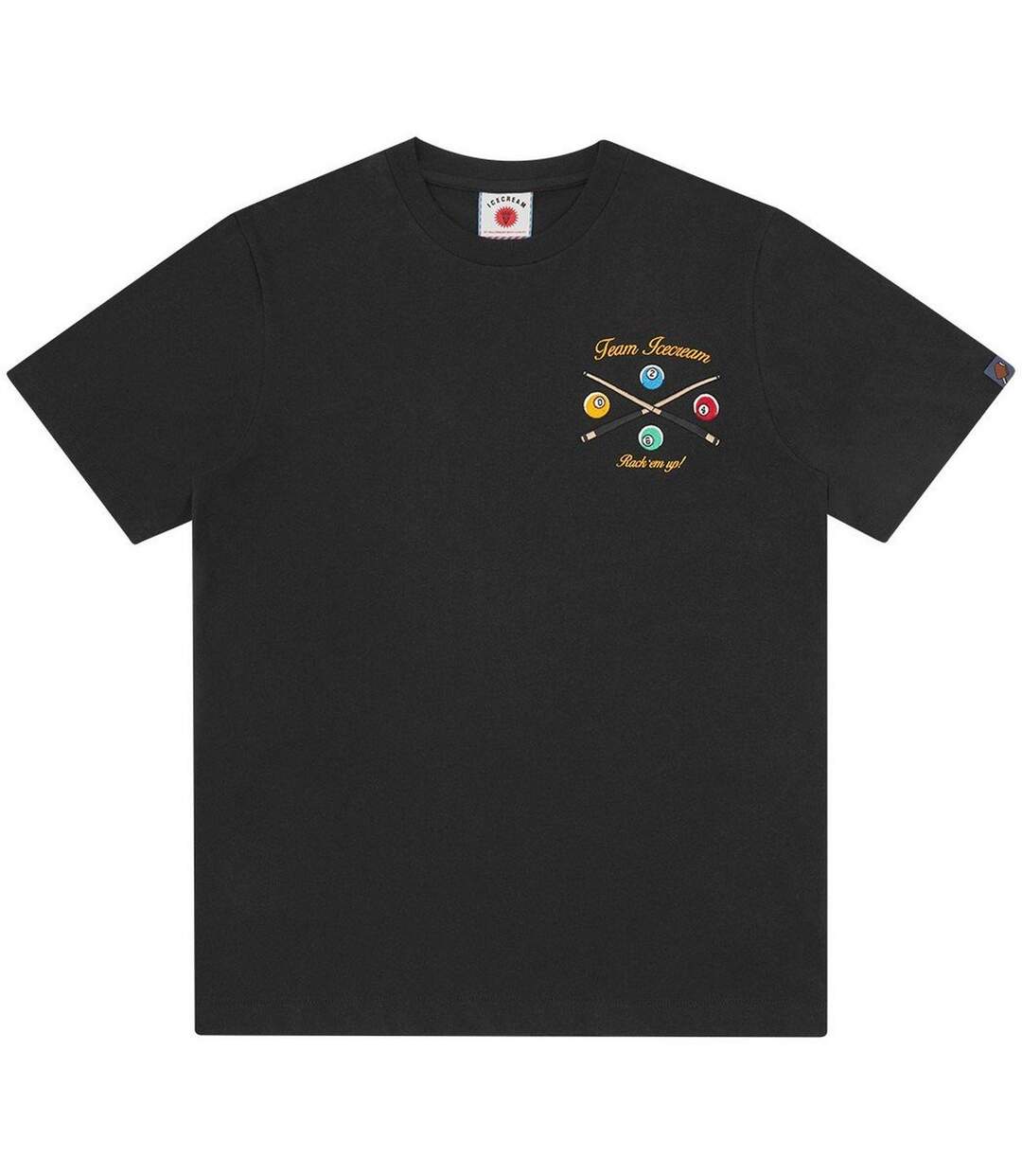 Mens Graphic Print Regular T-shirt Black ICECREAM-1