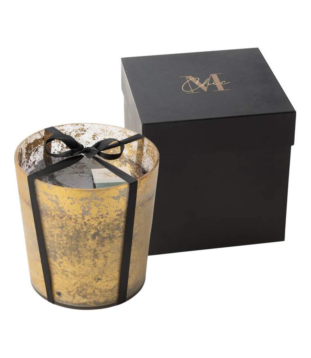 Bougie Parfumée M-Chic 21cm Oud & Amber-1