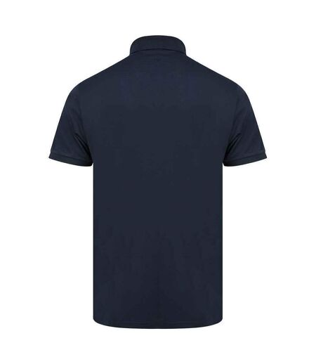 Henbury Mens Piqu Polo Shirt (Navy)
