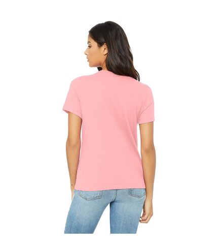 T-shirt femme rose Bella + Canvas