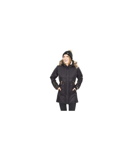 Womens/ladies Eternally Waterproof Parka Black Trespass