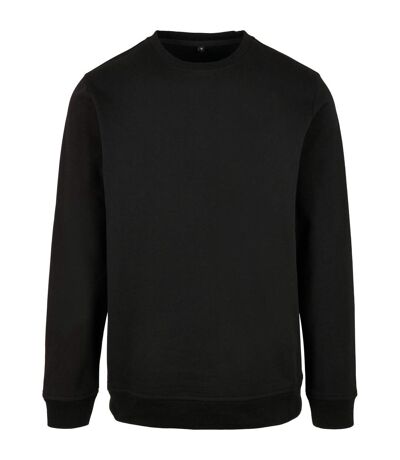 Build Your Brand Mens Basic Crew Neck Sweatshirt (Black) - UTRW8035
