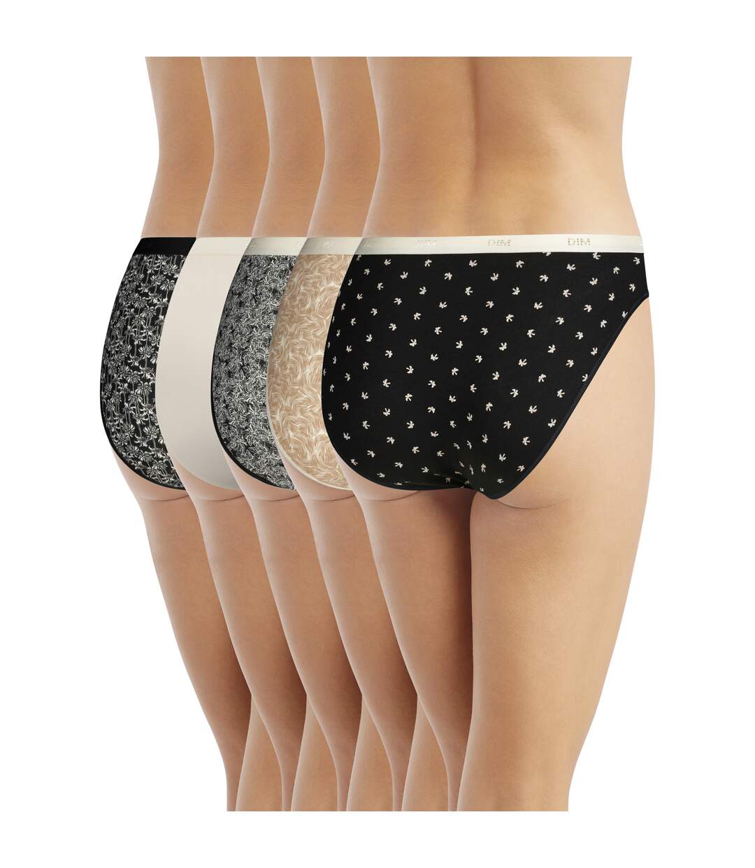 Lot de 5 Culottes Les Pockets Coton-2