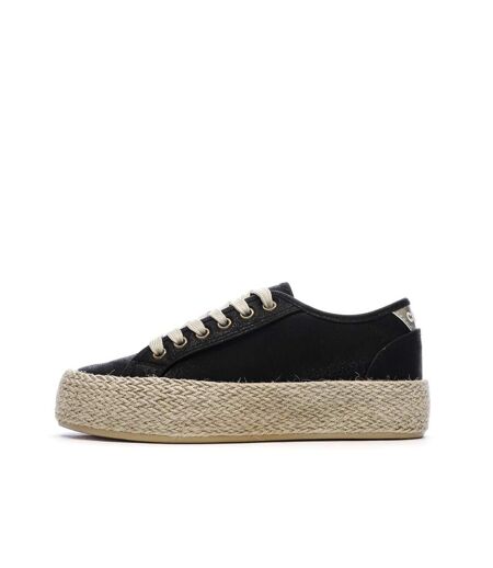Baskets noires femme chattawak summer