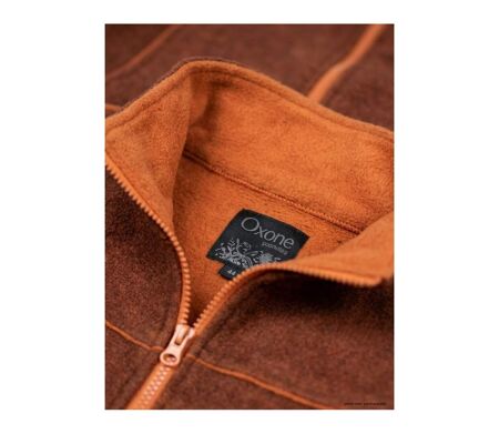 Veste Polaire Grandes Tailles AXRIGA2M Marron/Orange (Axone)