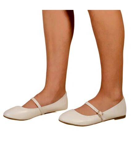 Ballerines Larges josie femme blanc Where's That From