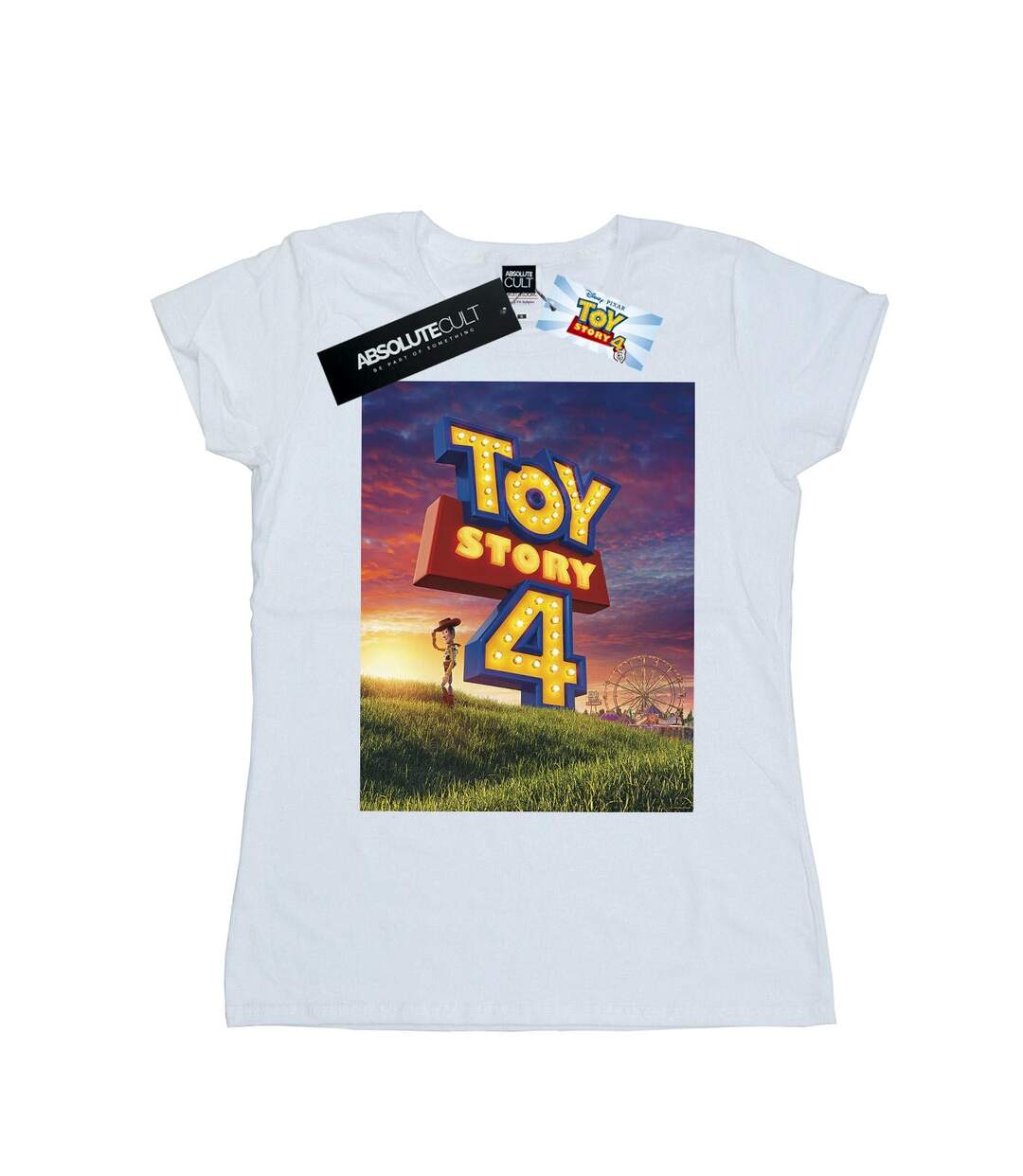 Disney T-shirt en coton Femmes/Ladies Toy Story 4 We Are Back (Blanc) - UTBI44419-1
