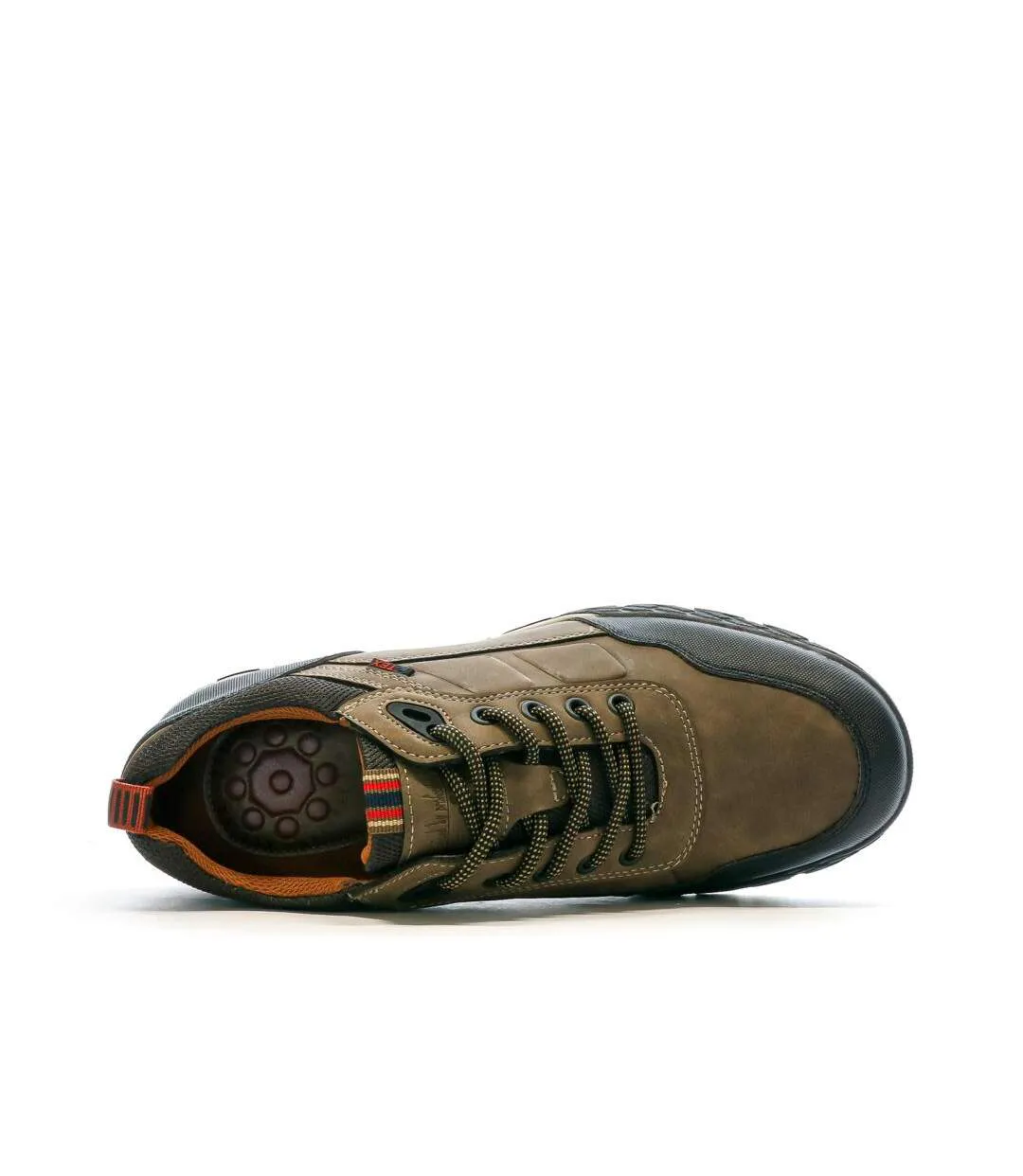 Baskets marron homme relife viqueto-4