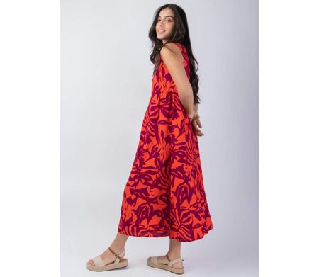 Robe longue été coupe ample MAITA fluide et légère Coton Du Monde