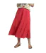 Jupe Mi-longue Lathika Femme Rouge Weird Fish-4