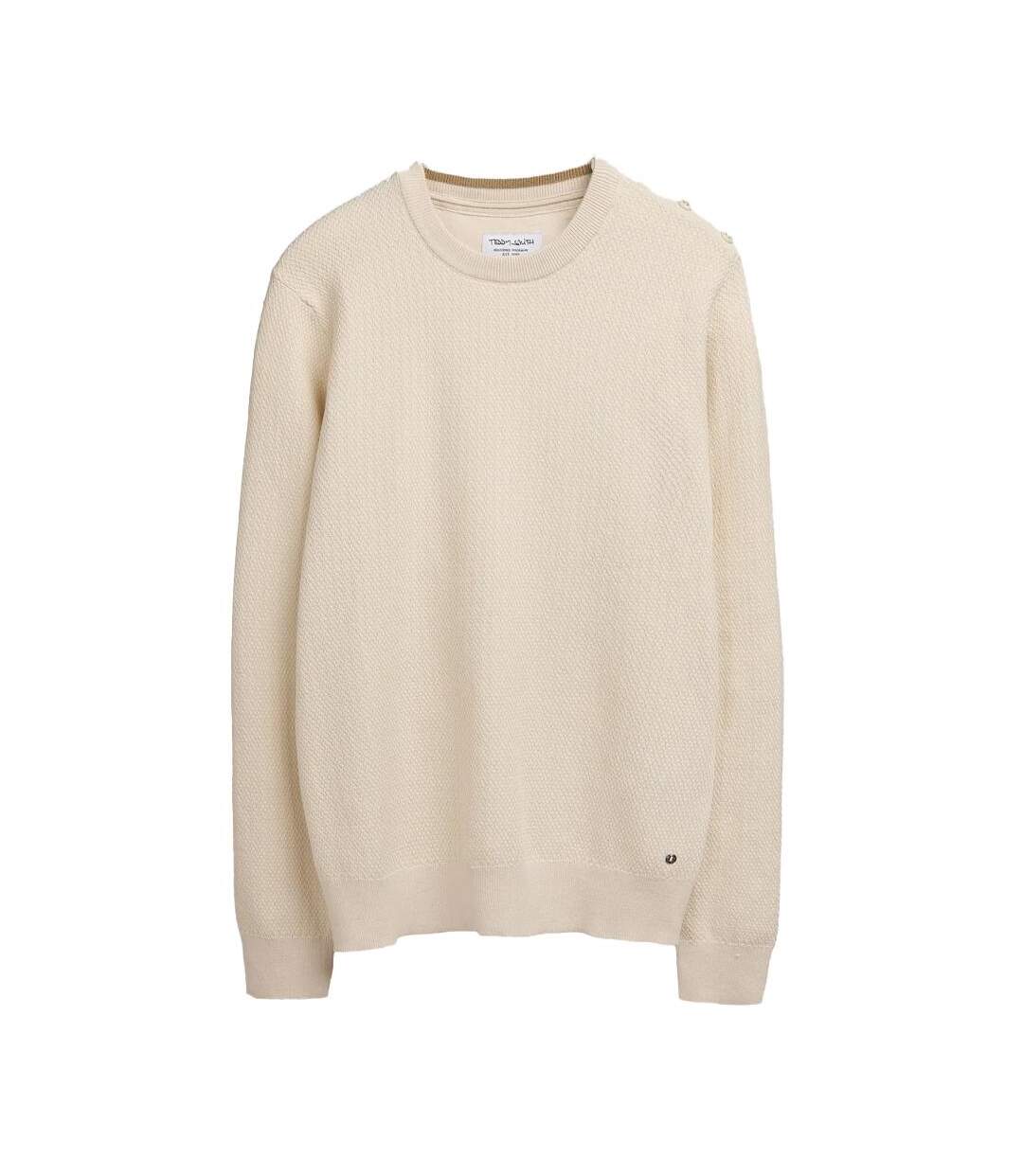 Pull Écru Homme Teddy Smith Ralster - L-1