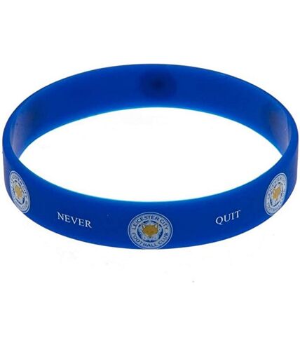 Leicester City FC - Bracelet en silicone (Bleu) (Taille unique) - UTBS3336