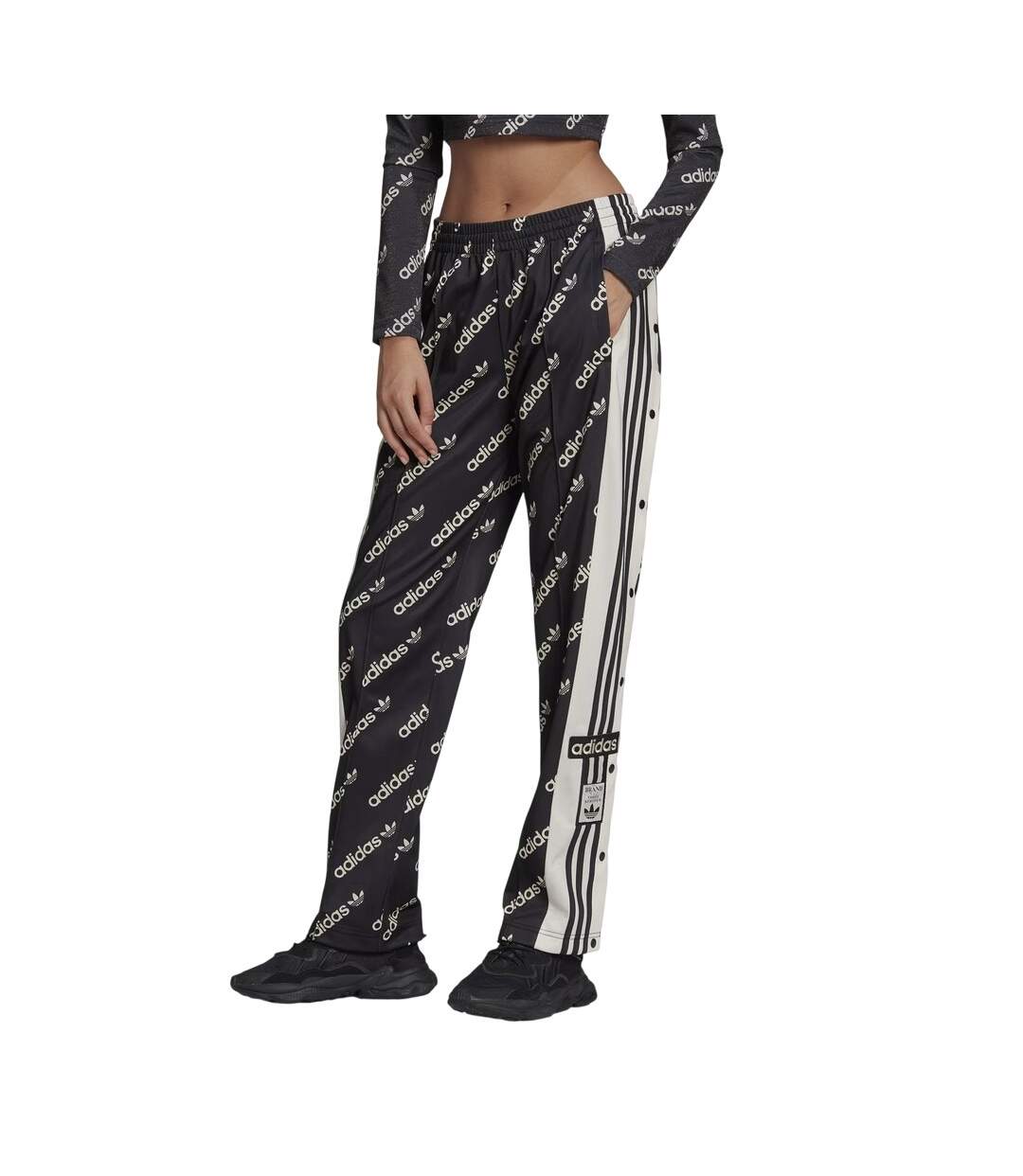 Pantalon De Jogging Motif/style Imprimé Intégral Adibreak Femme Noir Adidas-3