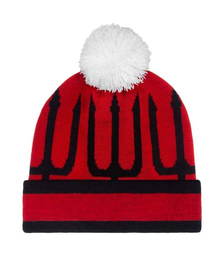 United Trident Beanie Red Black White Fan Originals
