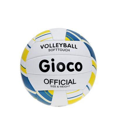 Gioco - Ballon de volley-ball (Blanc / Bleu / Jaune) (Taille unique) - UTRD1982