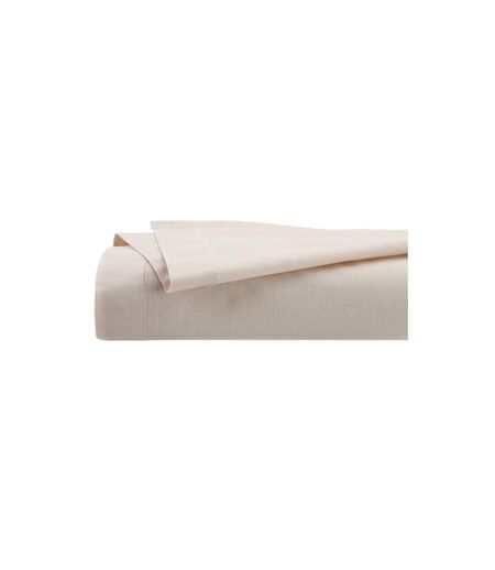 Drap Plat 1 Personne Percale 180x290cm Beige Lin