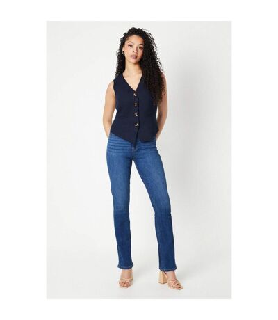 Jean femme bleu semi-délavé Dorothy Perkins