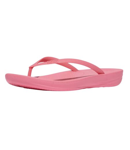 Womens/ladies Iqushion Flip Flops Pink Fit Flop