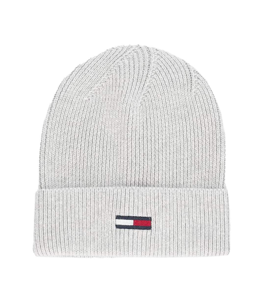 Bonnet Gris Femme Tommy Hilfiger Elongated - Taille unique