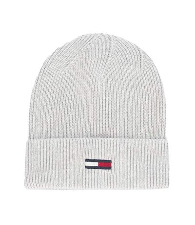 Bonnet Gris Femme Tommy Hilfiger Elongated - Taille unique